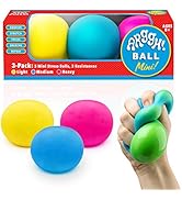 Power Your Fun Arggh Mini Stress Balls for Adults and Kids - 3pk Squishy Stress Balls with Light,...