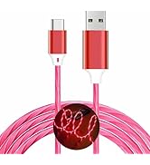 USB C Cable, 3A LED Light Up Fast Charger Charging Cords Type C Cable Compatible with iPhone 15 P...