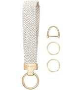 Hovmwey Elastic Wristlet Keychain for Women Men, Cute Car Key Chain, Braided Wrist Strap Lanyard ...