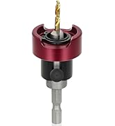 KEENTECH Carbide Tipped 82° Countersink Drill Bit with Depth Stop, 3/8