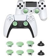 CHARM FOCUS Thumbsticks for PS5 Controller Accessories, Thumb Sticks for PS4 Controller Joystick ...