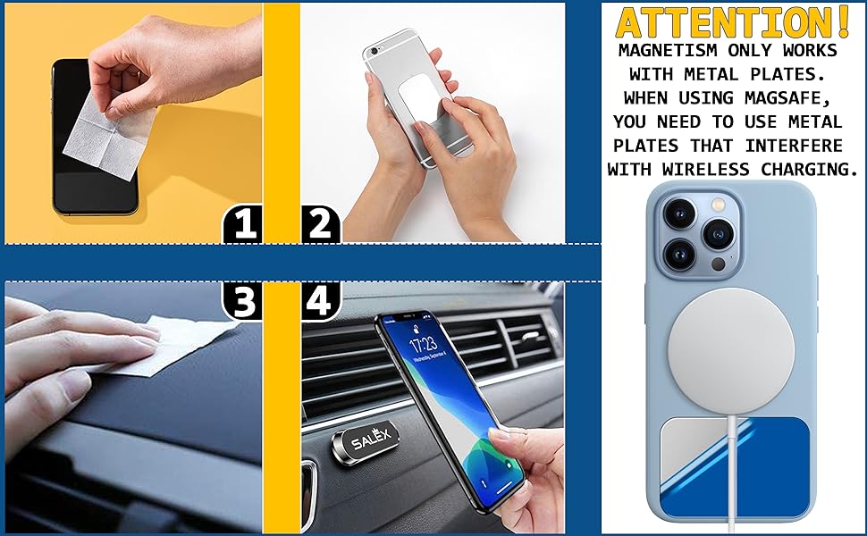 salex magnetic mount for tablet instruction
