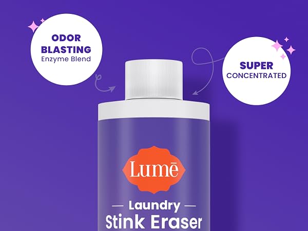 Lume Laundry, Lume Pre-treat Laundry Spray, Lume Stink Eraser, Lume Detergent
