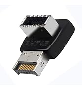 WENZIYAXU Right Angle USB Type-E Adapter, 90 Degree USB Type E Connector(B)
