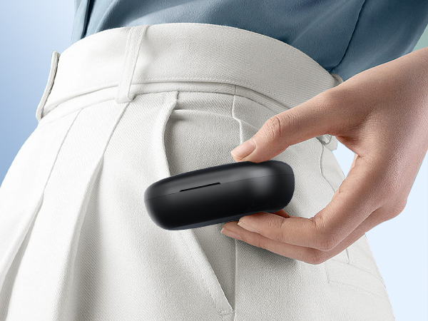 the small headphones with case
