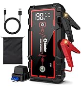 5000A Jump Starter Car Jumper Starter Portable Battery Booster Pack Jump Box with LED Display, LE...