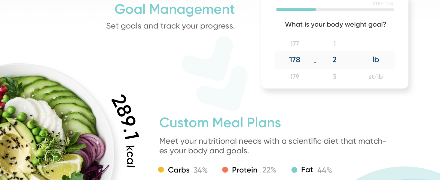 set goals and track your progress