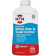 HTH 67068 Swimming Pool Care Metal &amp; Stain Defense - Prevents Staining and Corrosion Clear