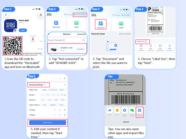 Shipping Label Printer