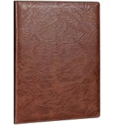 Mymazn Padfolio Portfolio Folder, Faux Leather Interview Resume Folder with Document Organizer &amp; ...