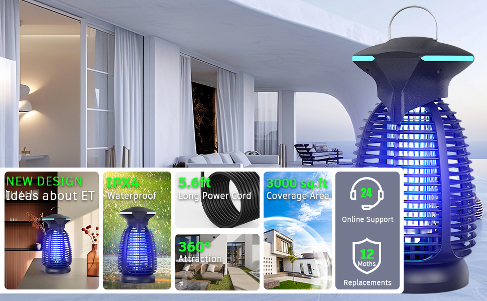 Bug Zapper Outdoor for Mosquito Flies