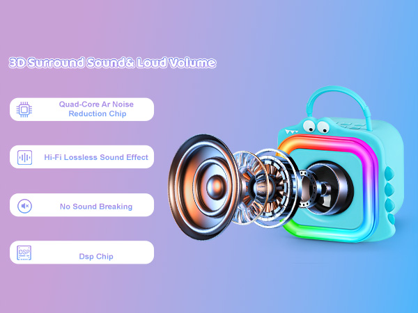 Mini Karaoke Machine for Kids