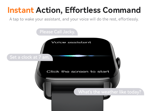 smart watch with voice assistant
