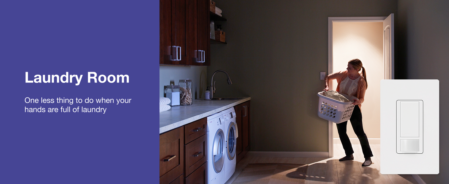 Sensor Switch - Laundry Room