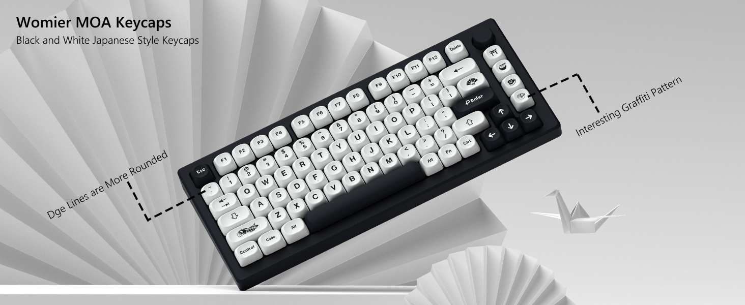  PBT Keycaps 60 65 75 100 Percent, MOA Keycaps Dye-Sublimation, Custom Keyboard Key caps