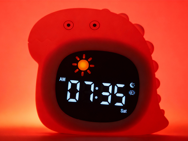 dinosaur alarm clock sleep training clock