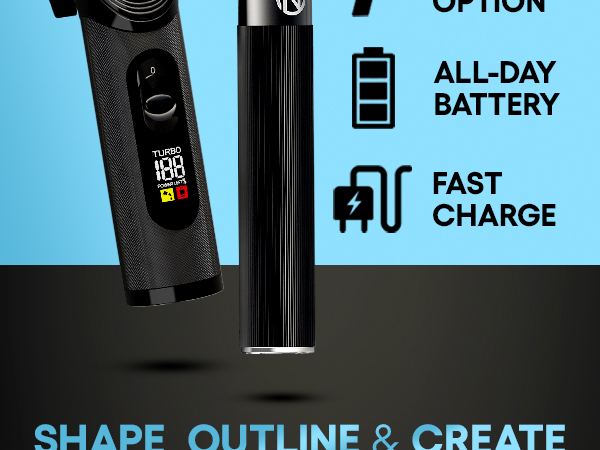 Novah Professional Hair Clippers for Men Professional Barber Clippers and Trimmer Set