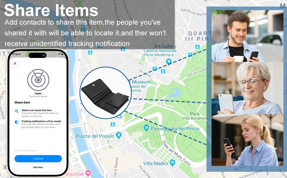 Share items