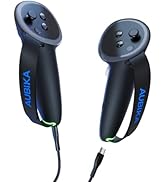 Aubika Rechargeable Controller Grips for Meta Quest 3, Oculus Quest 3 Grips Cover Accessories, wi...