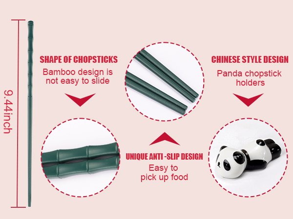 chanese style cute panda chopsticks