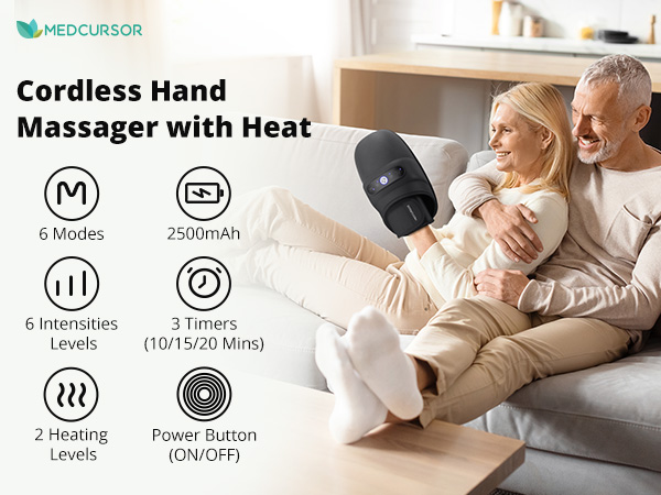 hand massager with heat