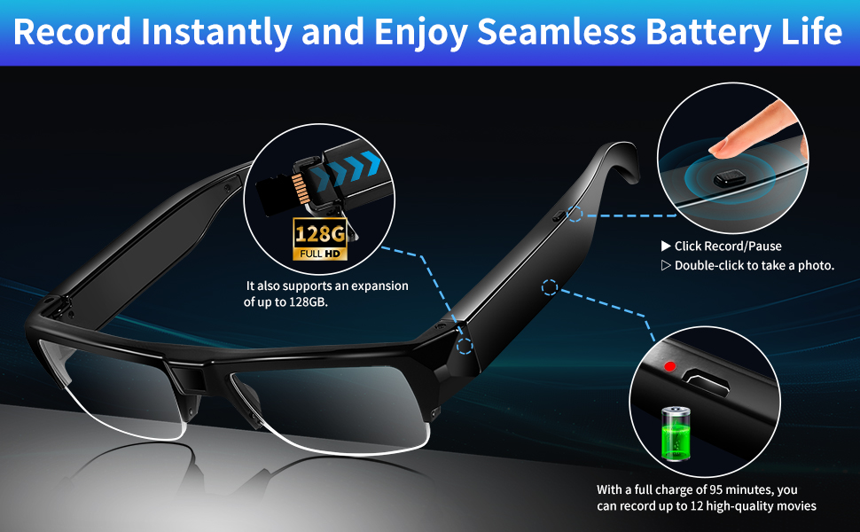home security camera glasses