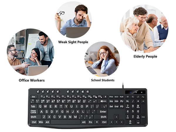 large print keyboard