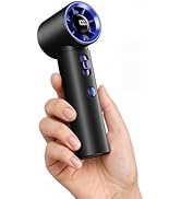 Gaiatop Portable Handheld Turbo Fan, 100 Gear High Speed, Up to 12H Rechargeable Personal Fan wit...
