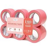 WINSUFIRE Colored Masking Tape, Colored Painters Tape for Arts and Crafts, Spray Painting, Maskin...