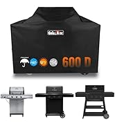 Grill Cover for Char-Broil 3-4 Burner Gas Grill,56 Inch Outdoor Heavy Duty Waterproof Performance...