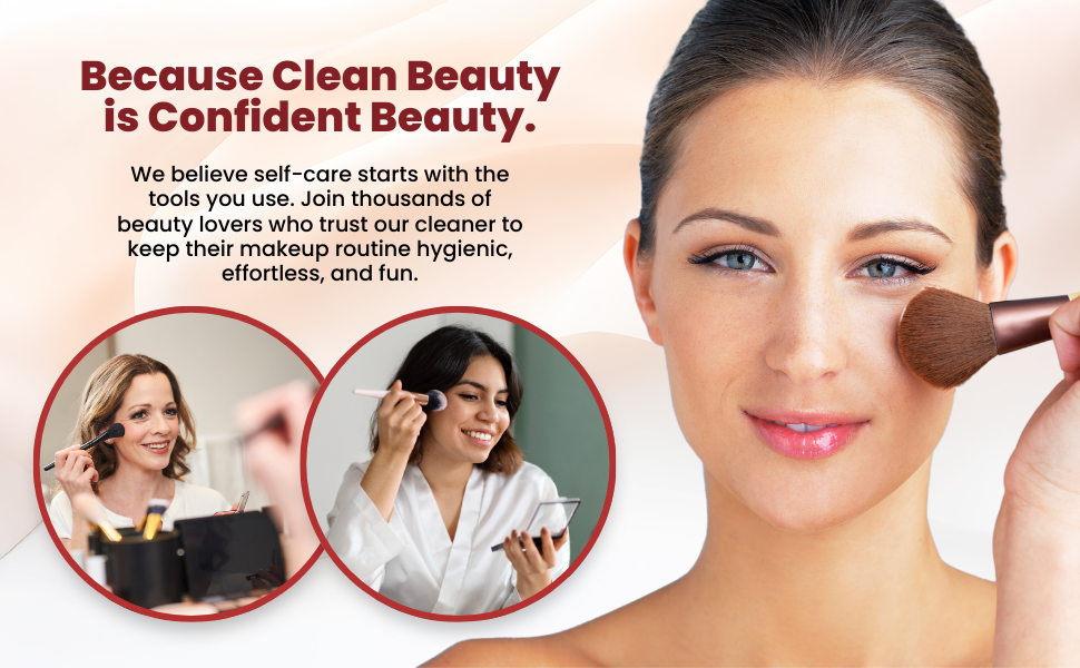 brush cleaner make up