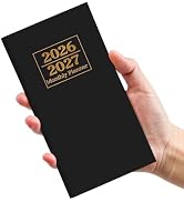 Pocket Calendar 2026-2027 for Purse, Two Year Monthly Planner Pocket Size, Jan 2026 to Dec 2027 M...