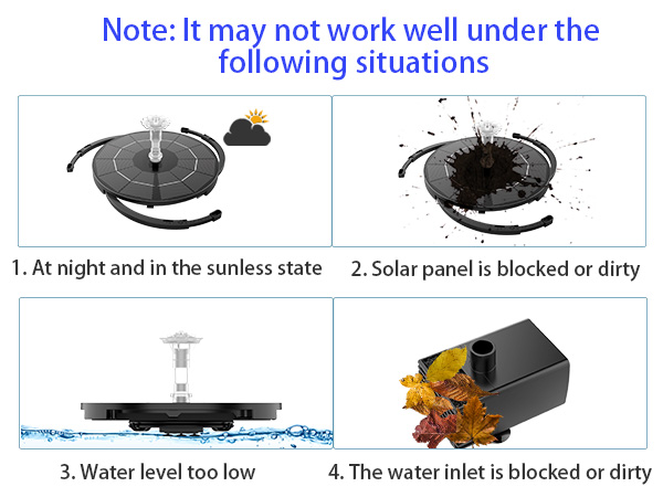 solar powered fountain pump
