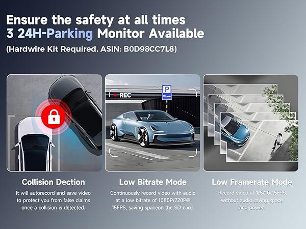 24H-Parking Monitor dashcam