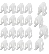 Arwrilt 20 PCS Universal Car Fastener Clips, Nylon Elasticity Center Console Clips, Radio DVD Das...