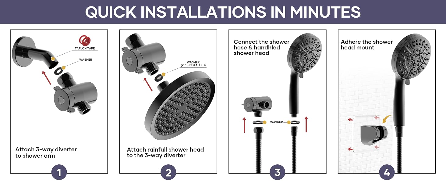 double lock shower hose