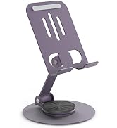 HZZADZXW Metal Cell Phone Stand for Desk, Multi-Angel Adjustable 360° Rotation Desktop Phone Hold...
