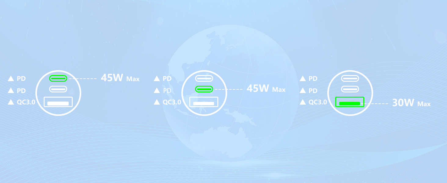 MFi Certified 3-Port 67W USB-C + USB-A Power Cigarette Lighter iPhone 16 Car Charger Fast Charging