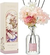 COCORRÍNA Reed Diffuser - Cherry Blossom 8.5 Fl.oz/ 250ml Flower Diffuser with 8 Sticks, Reed Dif...