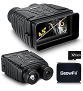 Night Vision Goggles, 4K Night Vision Binoculars, 4.5”Large Screen 4000mAh Battery 984ft 8X Digit...