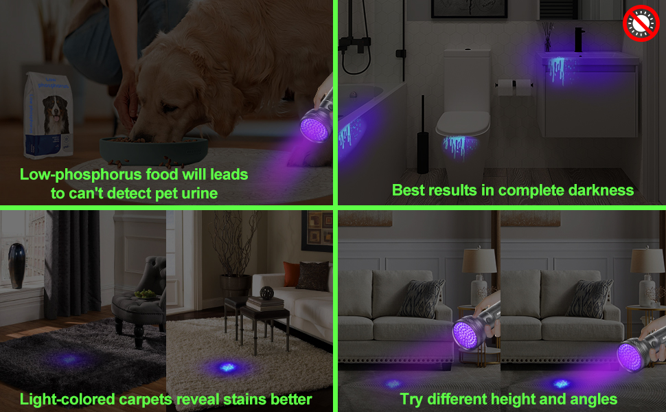 black light for pet urine detection