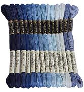 Premium Rainbow Color Embroidery Floss - Cross Stitch Threads - Friendship Bracelets Floss - Craf...