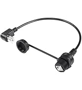 SinLoon USB 2.0 Type-B 90 Degree Printer Cable,Waterproof Type B Flush Mount Car Mount Extension ...