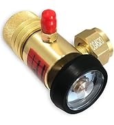 0386-0725 AR-B CGA520 Acetylene Regulator for B Tanks, for Turbo Torch regulator with Gauge, Use ...
