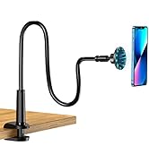 Magnetic Gooseneck Phone Holder Mount for iPhone 13/12 - Magnetic Stand Tabletop Clamp 360°Rotati...