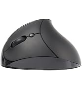 CHUYI Left-Handed Mouse, Ergonomic Vertical Rechargeable Wireless Mouse, 6 Buttons, Optical and P...