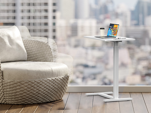 Overbed Bedside Rolling Laptop Table for Home &amp; Medical