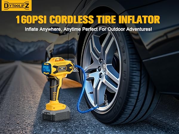 dewalt tire inflator 20v cordless