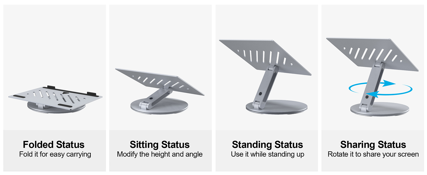 Adjustable Laptop Stand for Desk