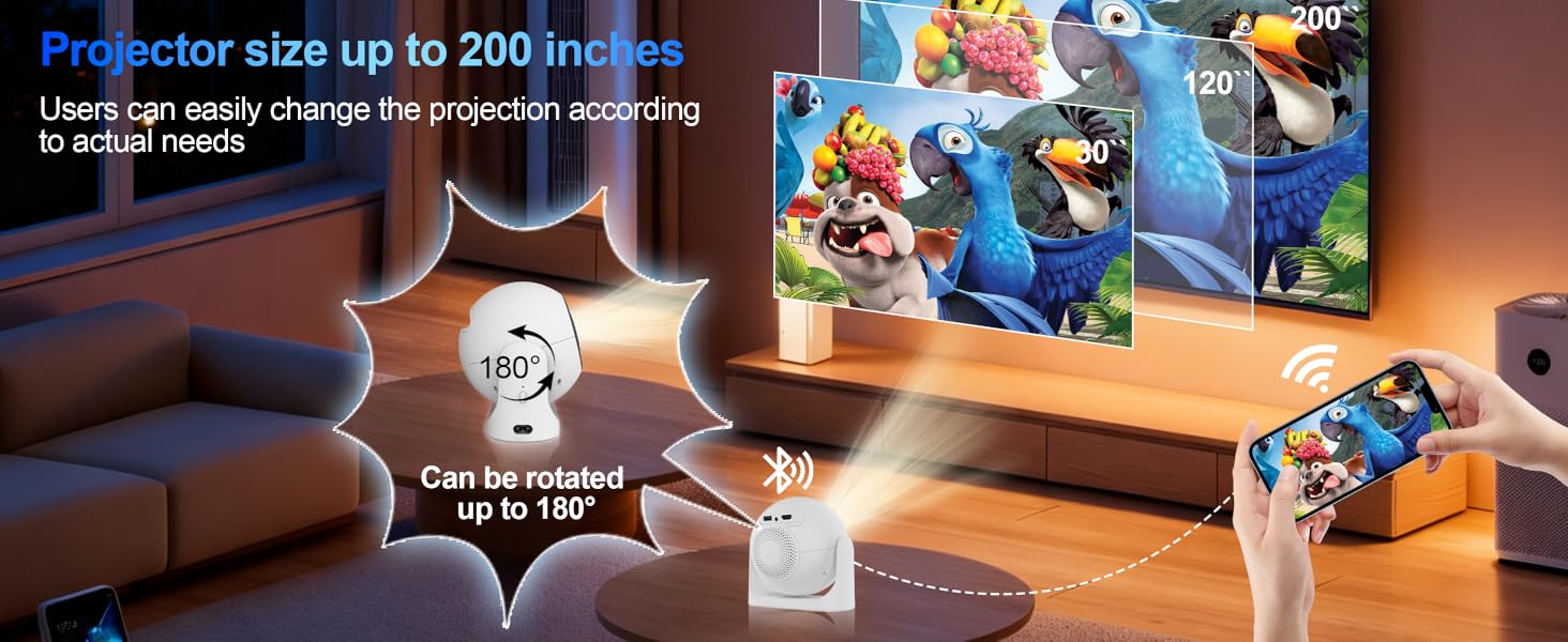 Portable Mini Projector